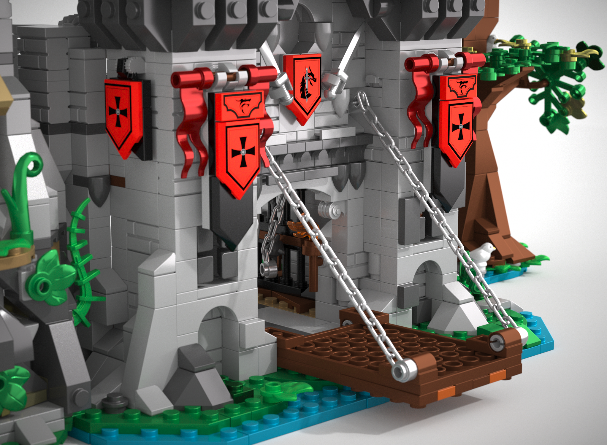 Iambrick 40210 Holy Spirit Knight Fortress - YWOBB