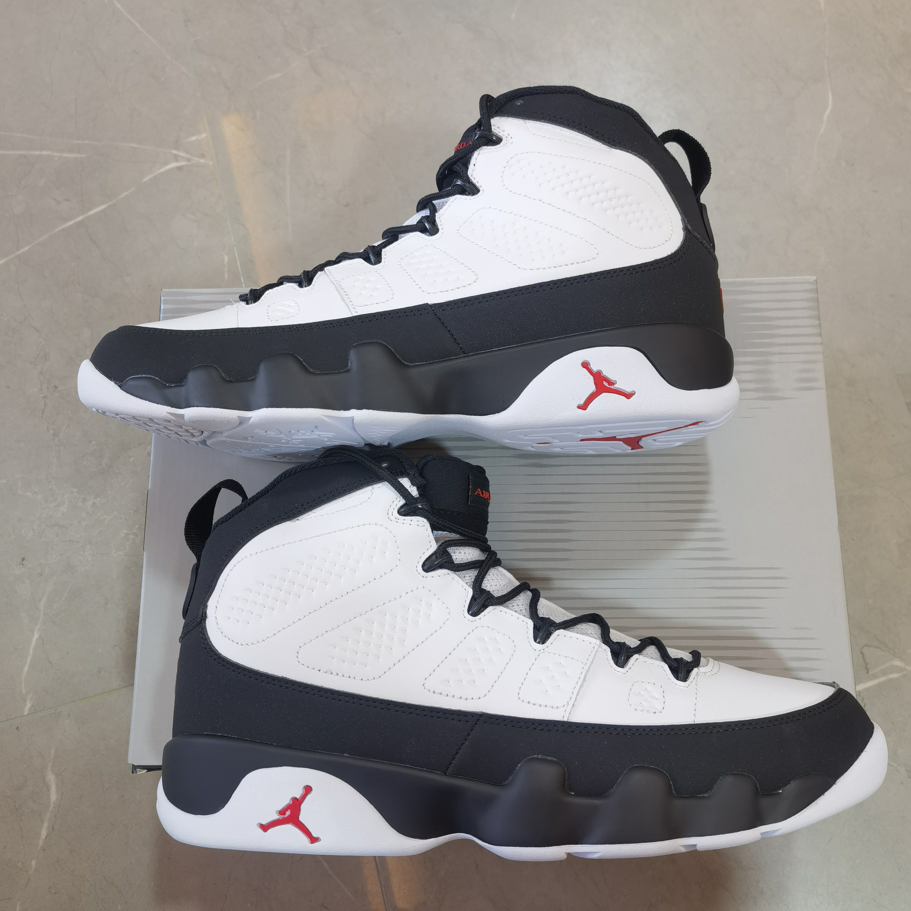 Air Jordan 9 Retro White Black CDP
