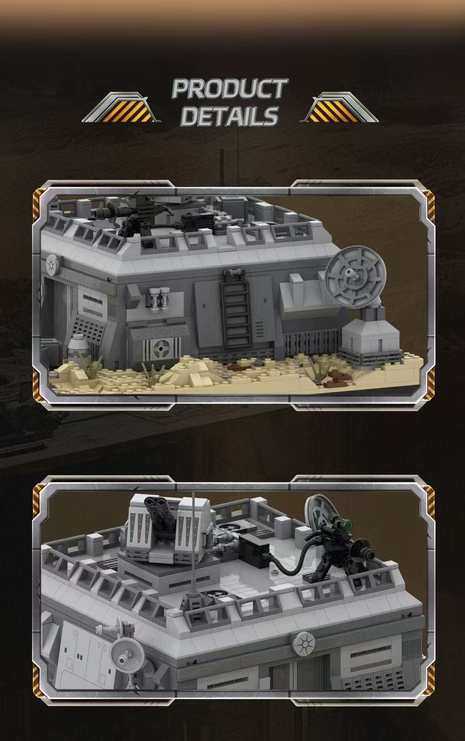 Amazing Block 90010 STAR PLAN GALACTIC FRONTIER GARRISON - YWOBB