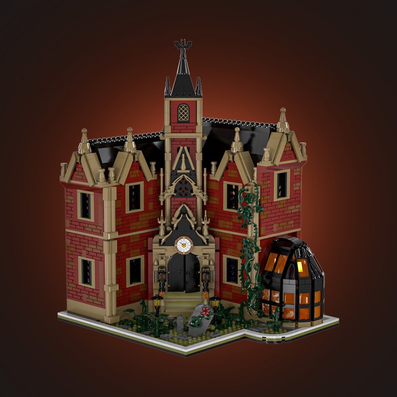 GOBRICKS MOC S1011 Haunted House - YWOBB