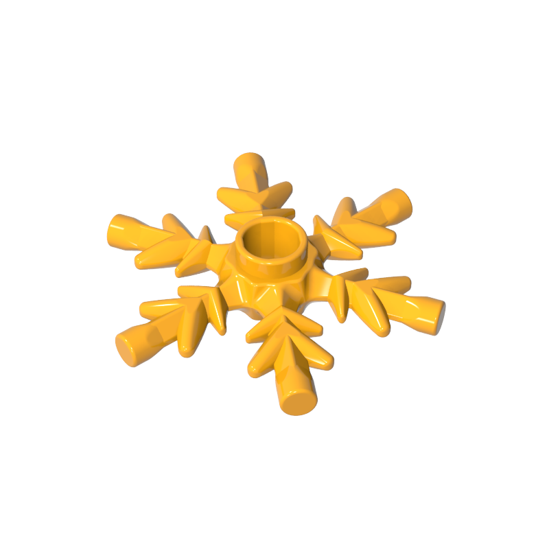 GOBRICKS GDS-M468 4x4 Crystal Ice Snowflake - YWOBB