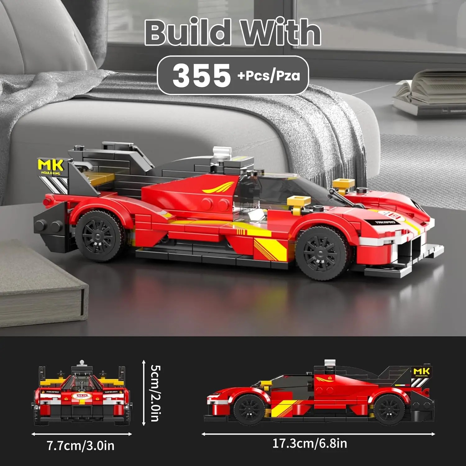Mould King 27100 FR499P Le Mans Hypercar - YWOBB