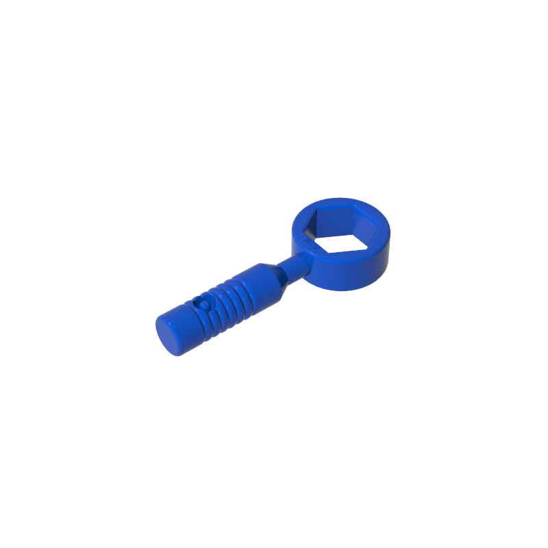 GOBRICKS GDS-90251 Minifigure Utensil Tool Box Wrench - 6-Rib Handle - YWOBB