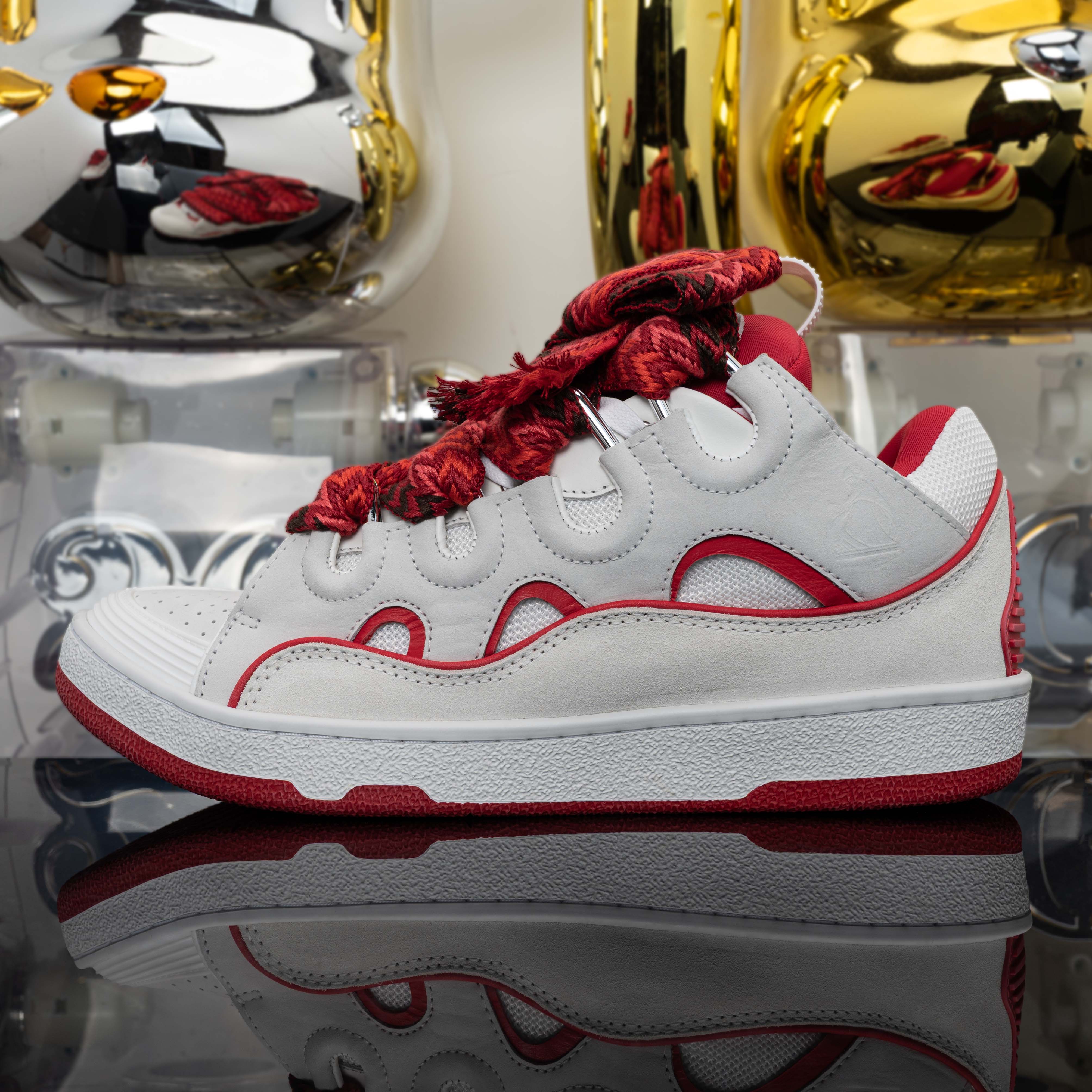Lanv*n Curb Sneakers  FM-SKD11-DRAP-P230030