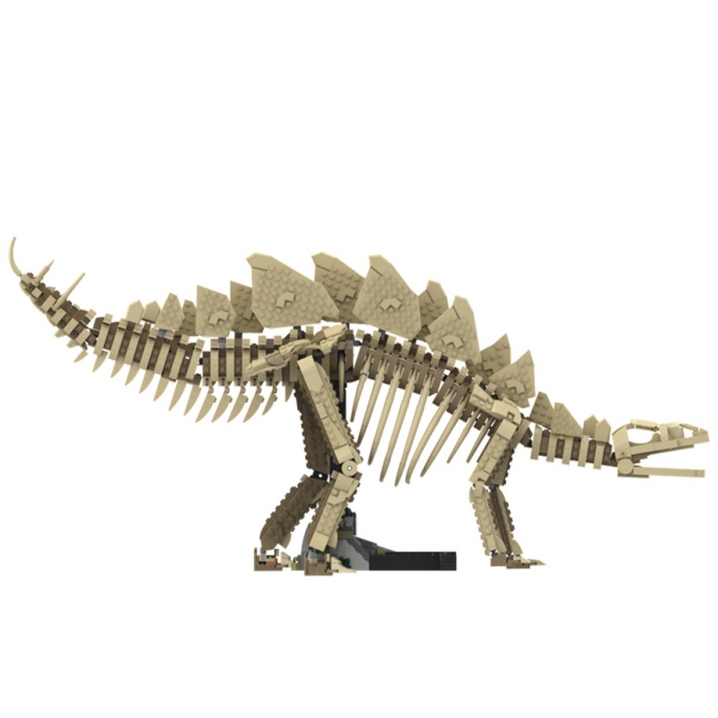 GOBRICKS MOC 251184 Stegosaurus fossi - YWOBB