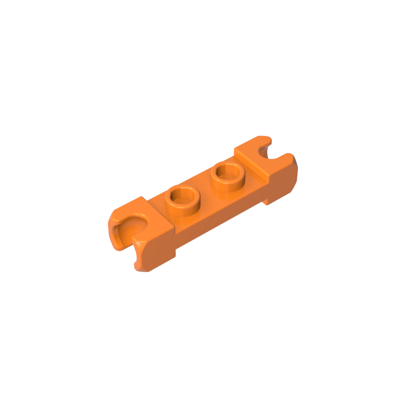 GOBRICKS GDS-90267 Plate Modified 1 x 2 with Small Tow Ball Socket on End - YWOBB