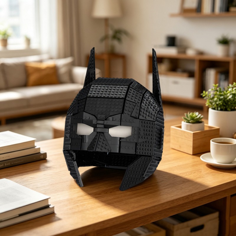 GOBRICKS MOC 259847 Wearable Batman Cowl - YWOBB