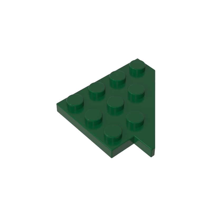 GOBRICKS GDS-M361 Wedge Plate 4 x 4 Wing Right - YWOBB