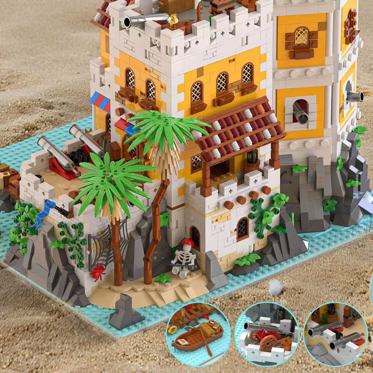 Xbert 66095 Sea Fortress with Lights - YWOBB