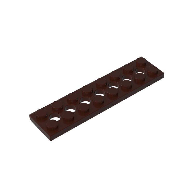 GOBRICKS GDS-699  Plate 2 x 8 with 7 Holes - YWOBB