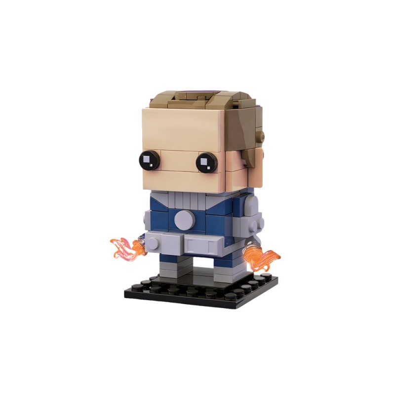 GOBRICKS MOC 245070 The Fantastic Four: First Steps Brickheadz - YWOBB