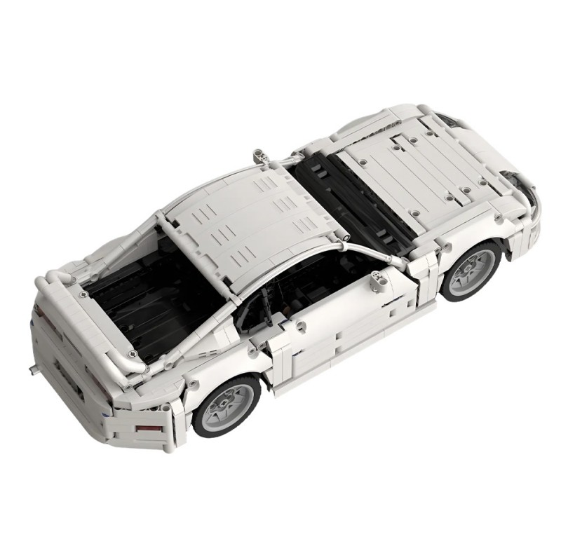 GOBRICKS MOC 210705 Toyota Supra MK4 1:12 White - YWOBB