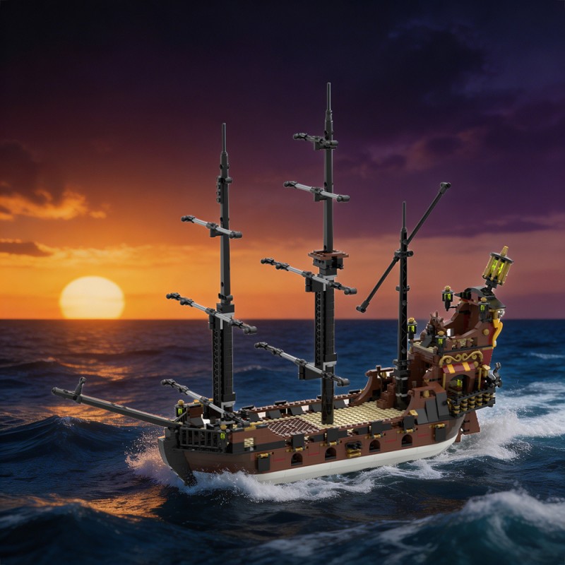 GOBRICKS MOC A2746 Jolly Roger´s Revenge - YWOBB
