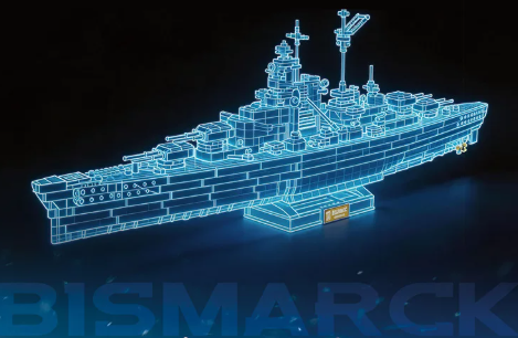 Reobrix 77051 BISMARCK BATTLESHIP - YWOBB