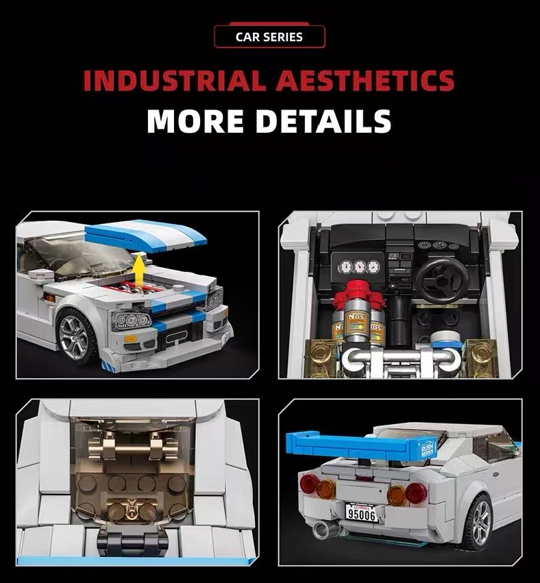 12GO 95006 Fast & Furious 3-Car Set - YWOBB