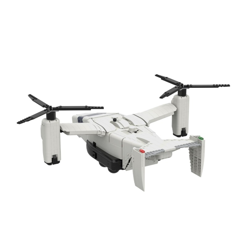 GOBRICKS MOC 245909 FMAV CONCEPT Futuristic Mulitrole Aerial Vehicle - YWOBB