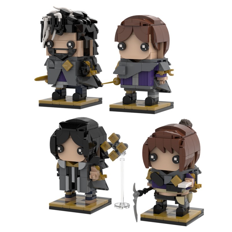 GOBRICKS MOC S0141 Clair Obscur Expedition 33 Gustave，Lune，Maelle，Sciel - YWOBB