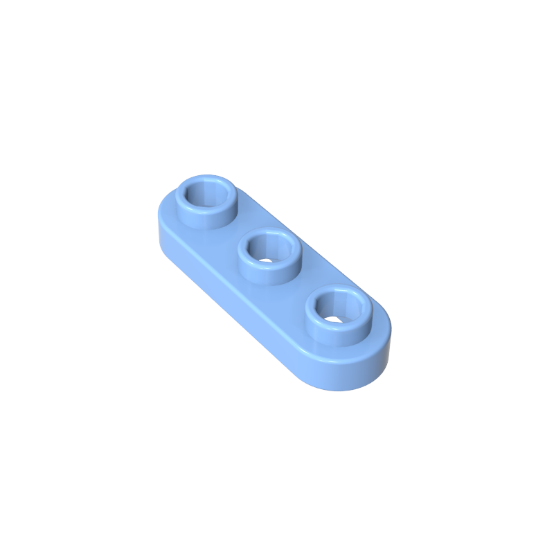 GOBRICKS GDS-90572 Plate Round 1 x 3 with Open Studs - YWOBB