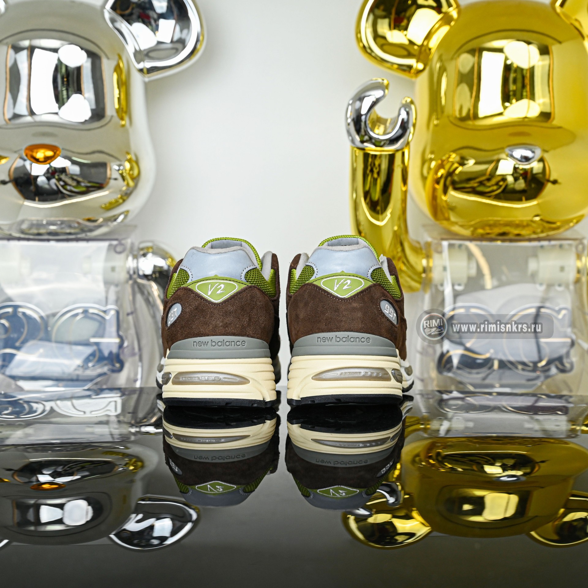 KITH x Danielle Cathari x New Balance NB 991 V2 Reverse Matcha  991CK2