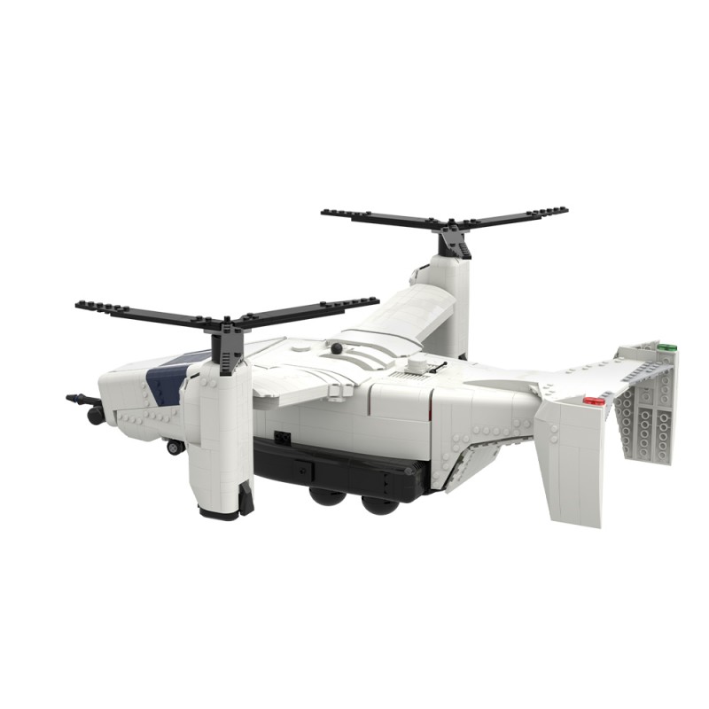GOBRICKS MOC 245909 FMAV CONCEPT Futuristic Mulitrole Aerial Vehicle - YWOBB