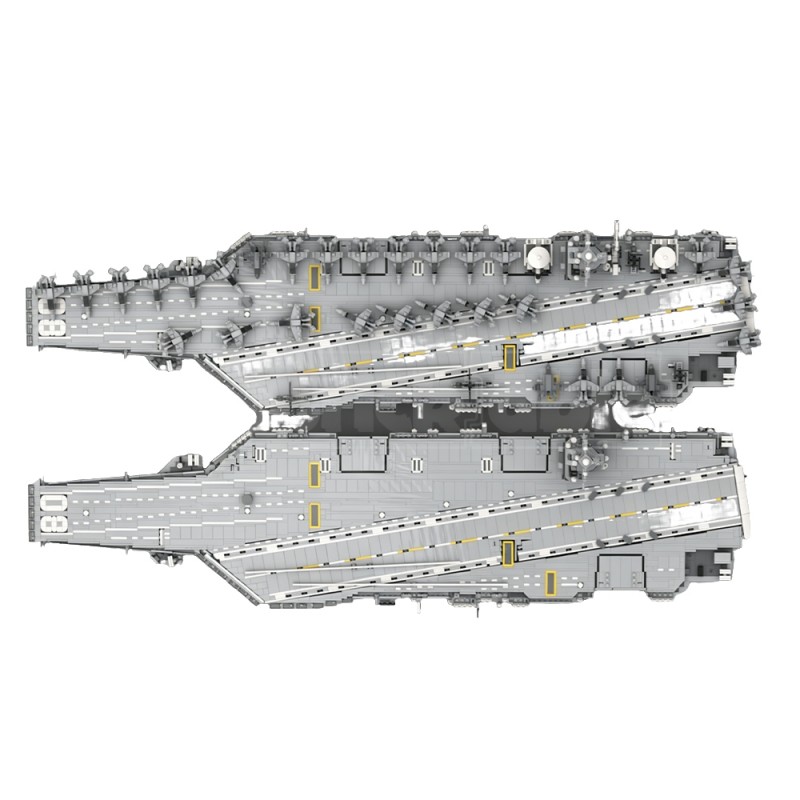 GOBRICKS MOC 241814 USS Enterprise (CVN-80) - YWOBB