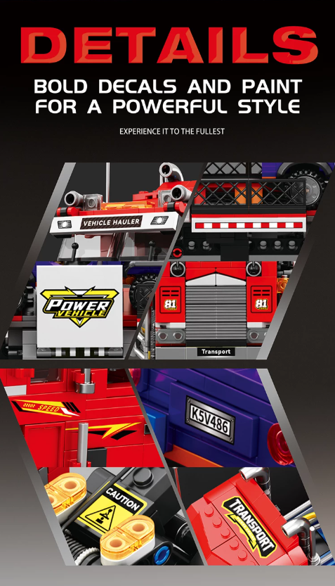 Reobrix 843 SEMI-TRUCK WITH TRAILER - YWOBB