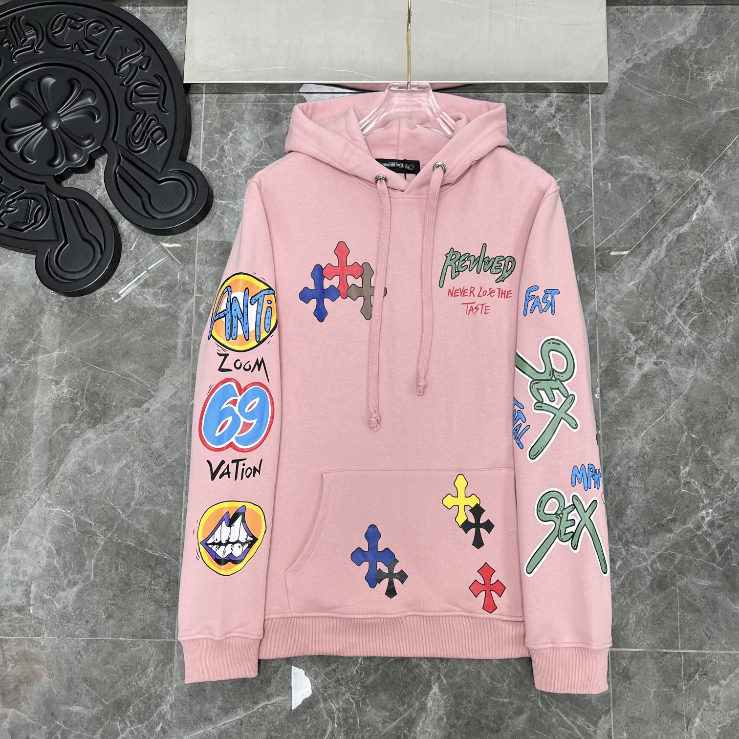 24_Chrome Heart hoodie