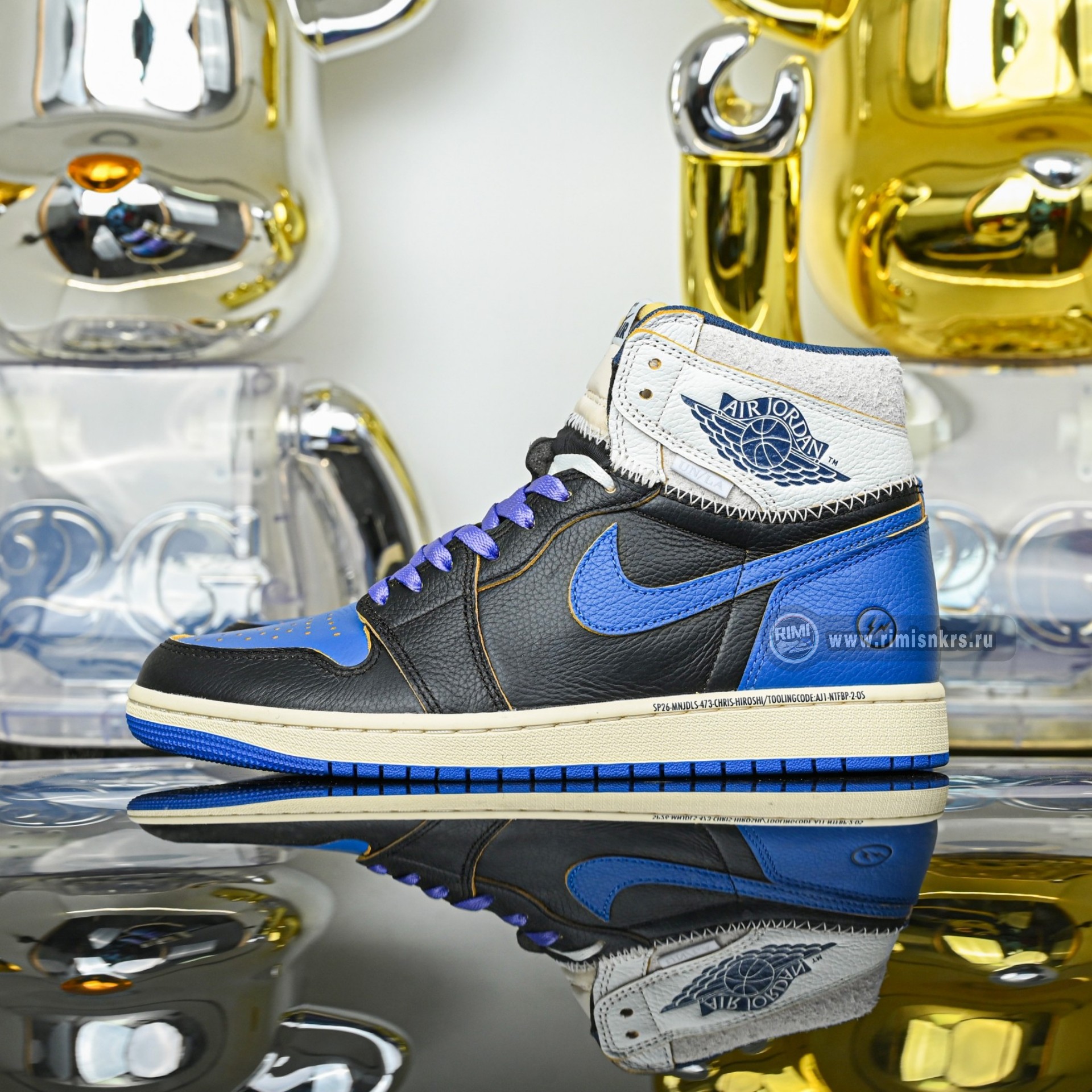 Union x Fragment Design x Air Jordan 1 High OG SP Royal  IO7847-001