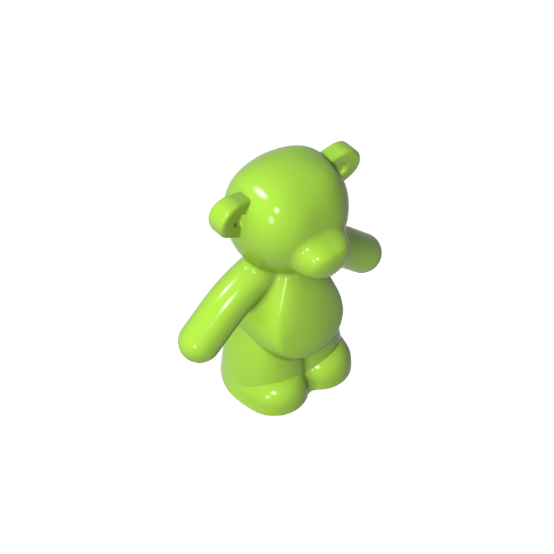 GOBRICKS GDS-2121 teddy bear - YWOBB