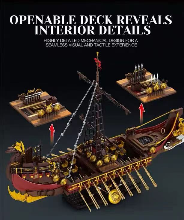 Reobrix 66104 Spartan Warship - YWOBB