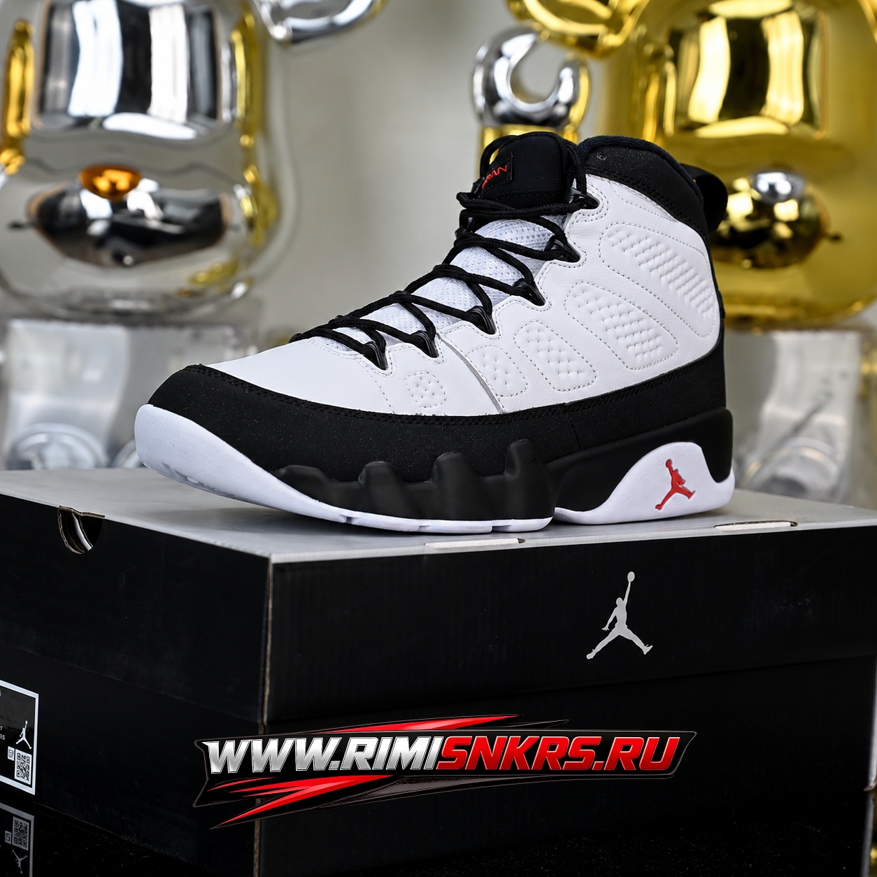 Air Jordan 9 Retro White Black True Red IX6179-100