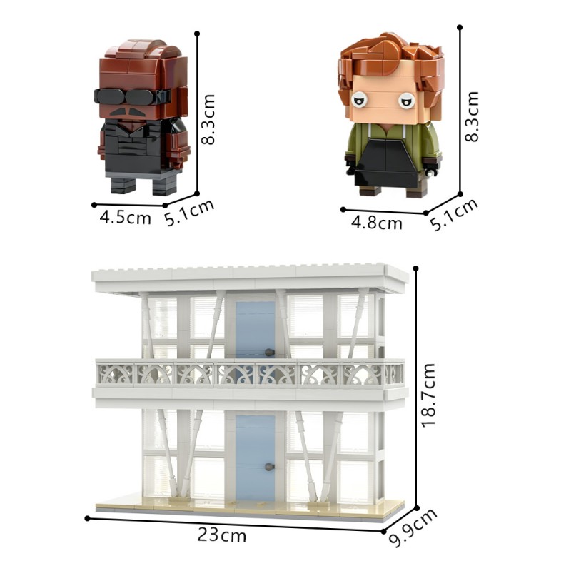 GOBRICKS MOC S1021 Dexter & Trinity Killer - YWOBB