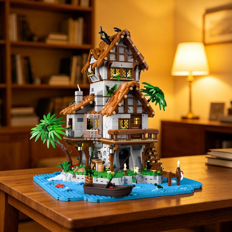 GOBRICKS MOC 248751 THE ISLAND - YWOBB
