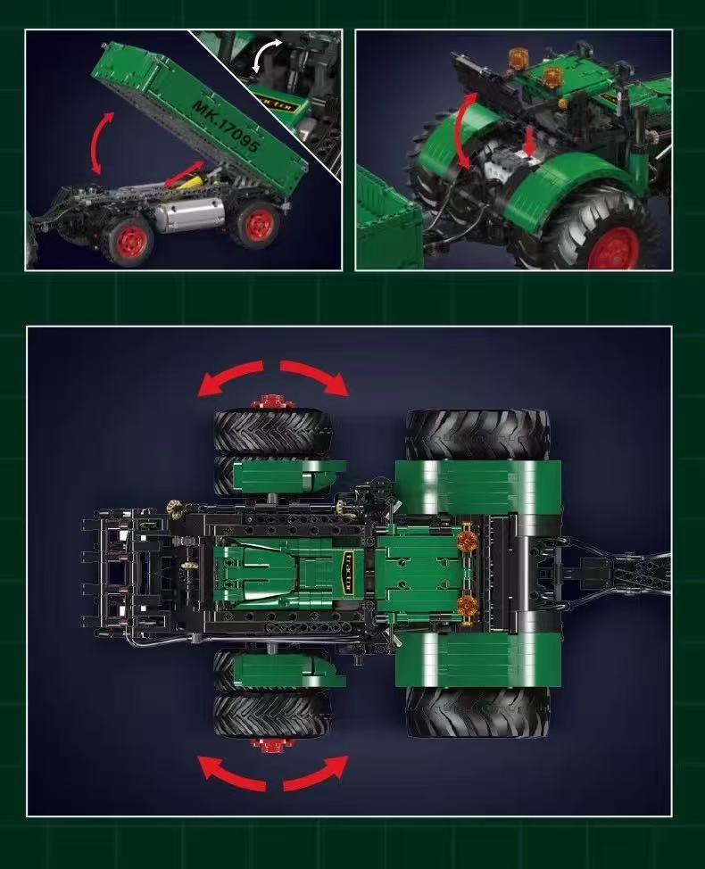 Mould King 17095 Multi-purpose tractor - YWOBB