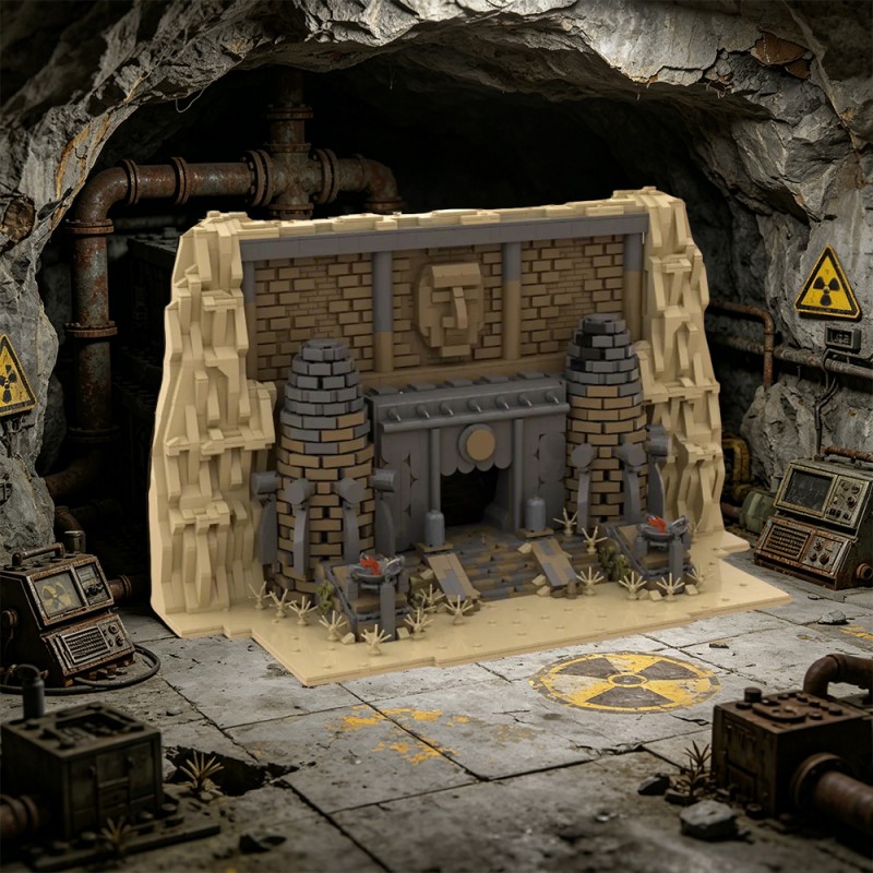 GOBRICKS MOC 249197 Fallout 2 Temple of Trials - YWOBB
