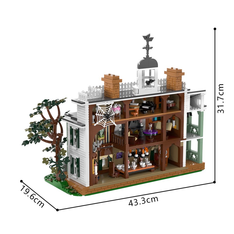 GOBRICKS MOC S1028 Haunted Mansion - YWOBB