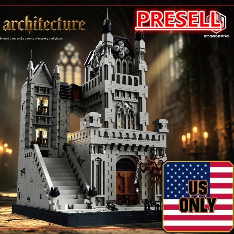 BOGAOBANG B6400 Gothic Architecture with lights OVP US Warehouse Version - YWOBB