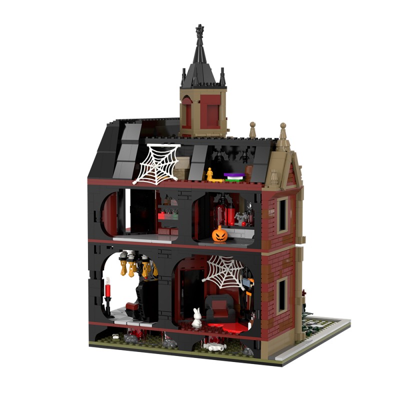 GOBRICKS MOC S1011 Haunted House - YWOBB