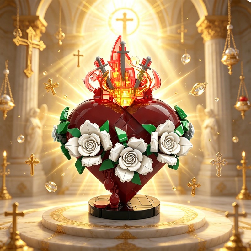 GOBRICKS MOC S1057 Immaculate Heart of Mary - YWOBB