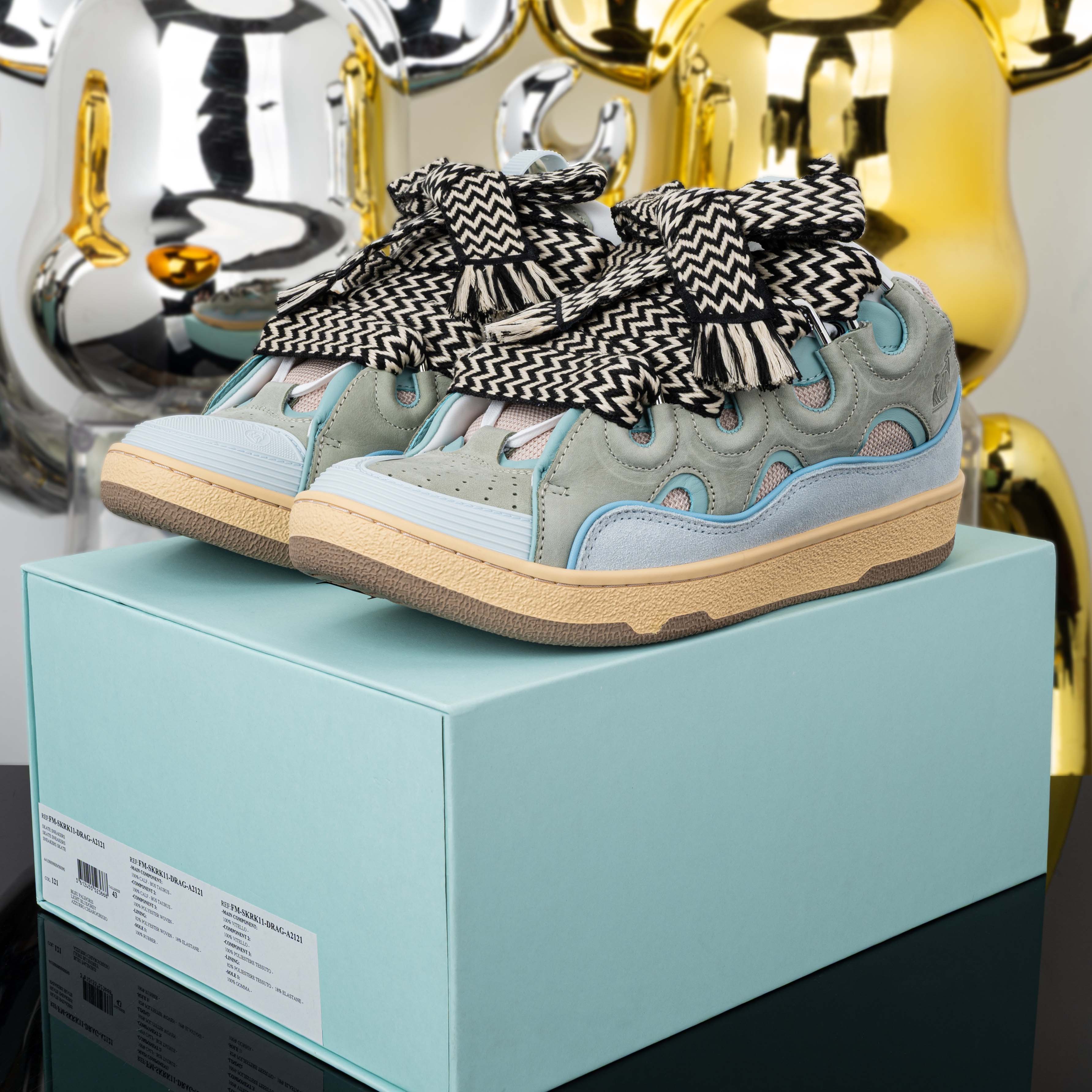 Lanv*n Curb Sneakers FM-SKRK11-DRAG-A2121