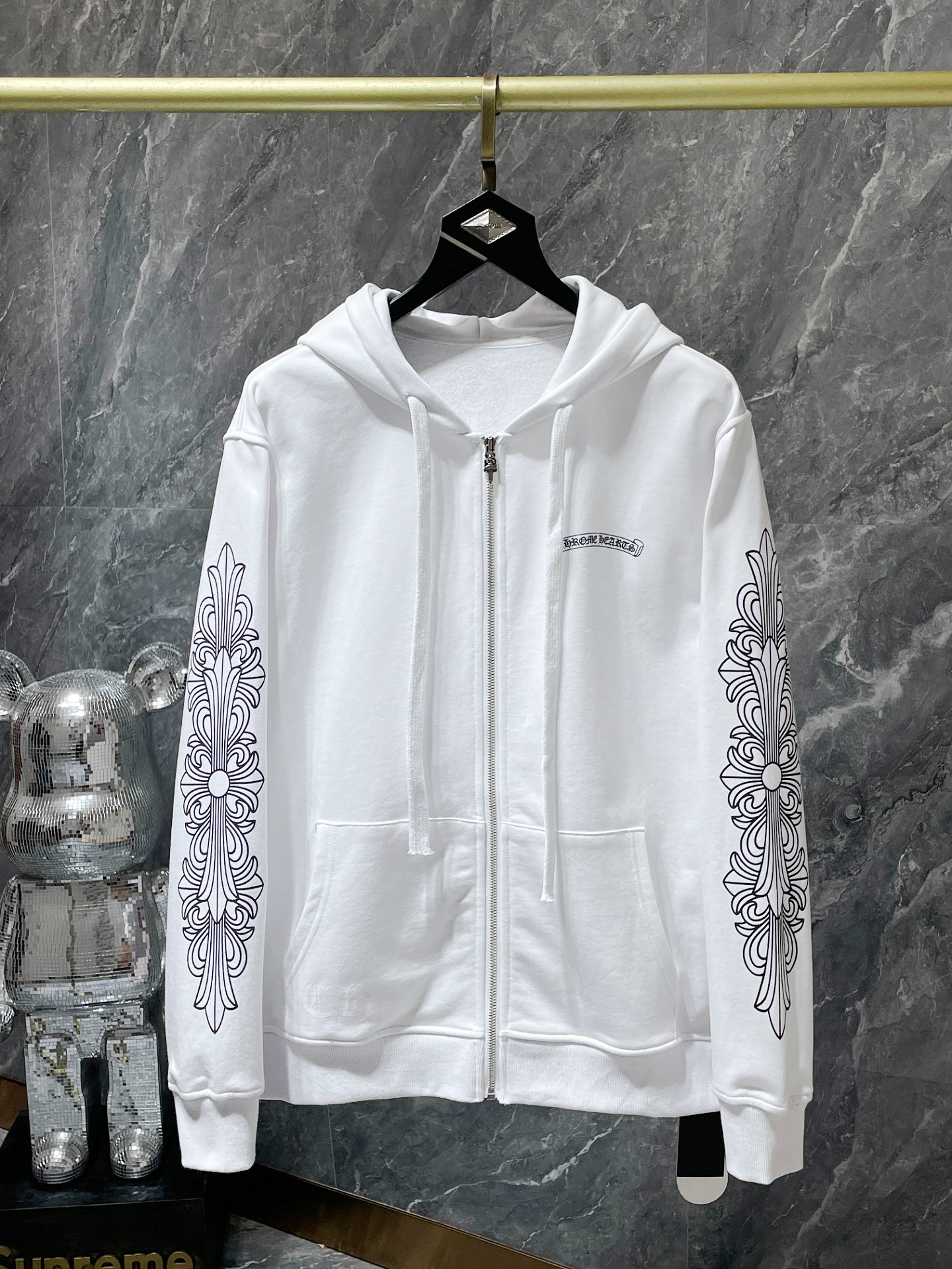 98_Chrome Heart hoodie