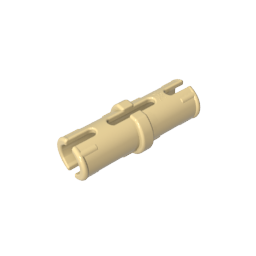 GOBRICKS GDS-2139 Pin with Short Friction Ridges Length 15.7 POM - YWOBB