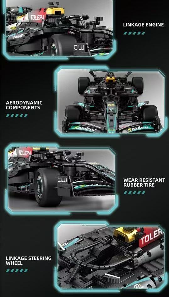 Reobrix 11040 1:8 F1 Racing Car - YWOBB
