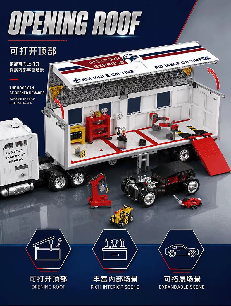 Mould King 10269 Versatile 9900i Truck - YWOBB
