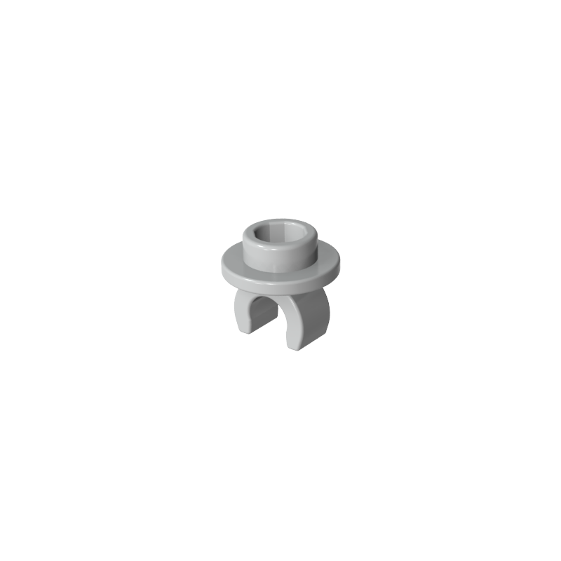 GOBRICKS GDS-90584 Plate Round 1 x 1 with Clip on Bottom - YWOBB