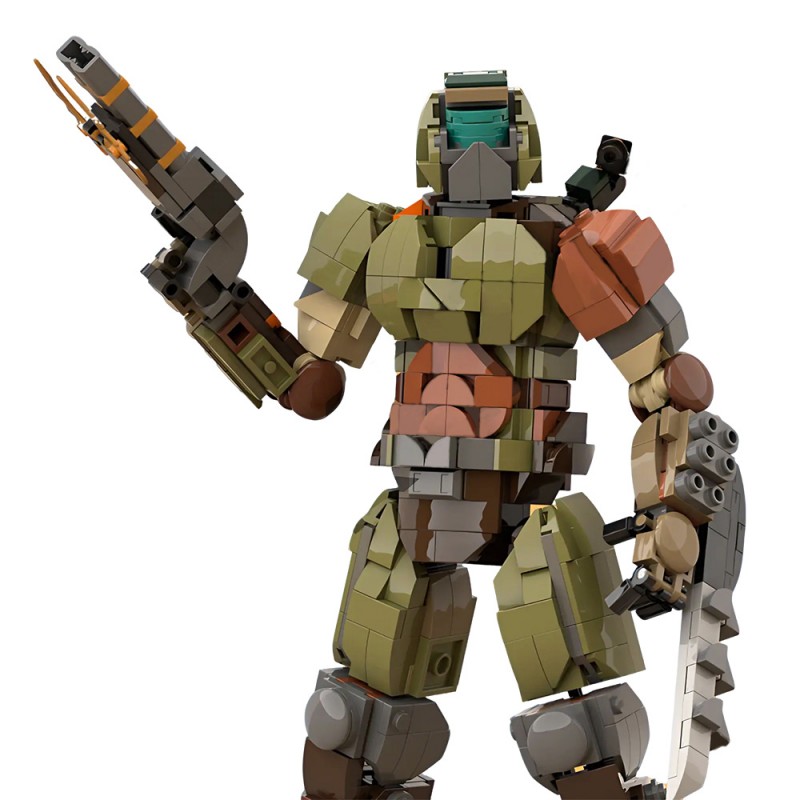 GOBRICKS MOC 234383 Doom Slayer - YWOBB