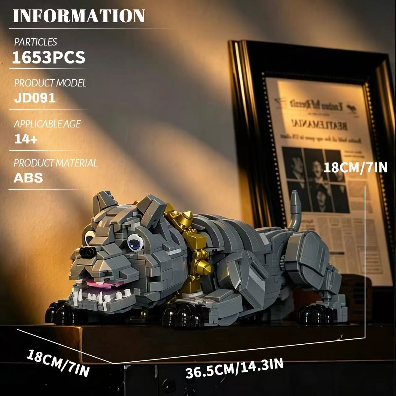 Small Angle JD091 BULLY DOG - YWOBB