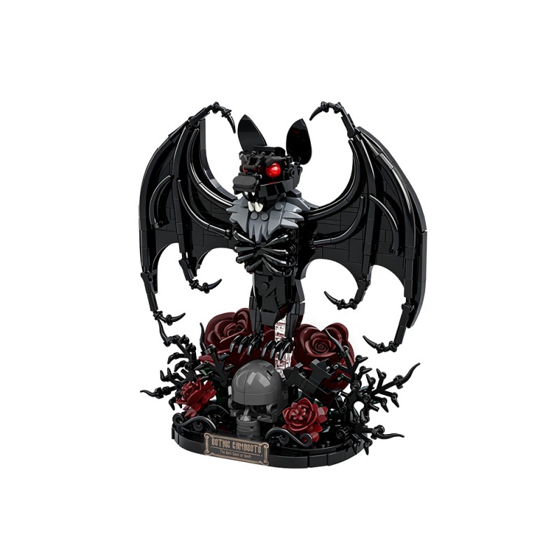 GOBRICKS MOC S1024 Gothic Bat - YWOBB