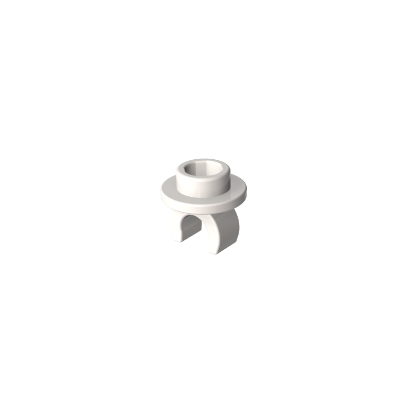 GOBRICKS GDS-90584 Plate Round 1 x 1 with Clip on Bottom - YWOBB