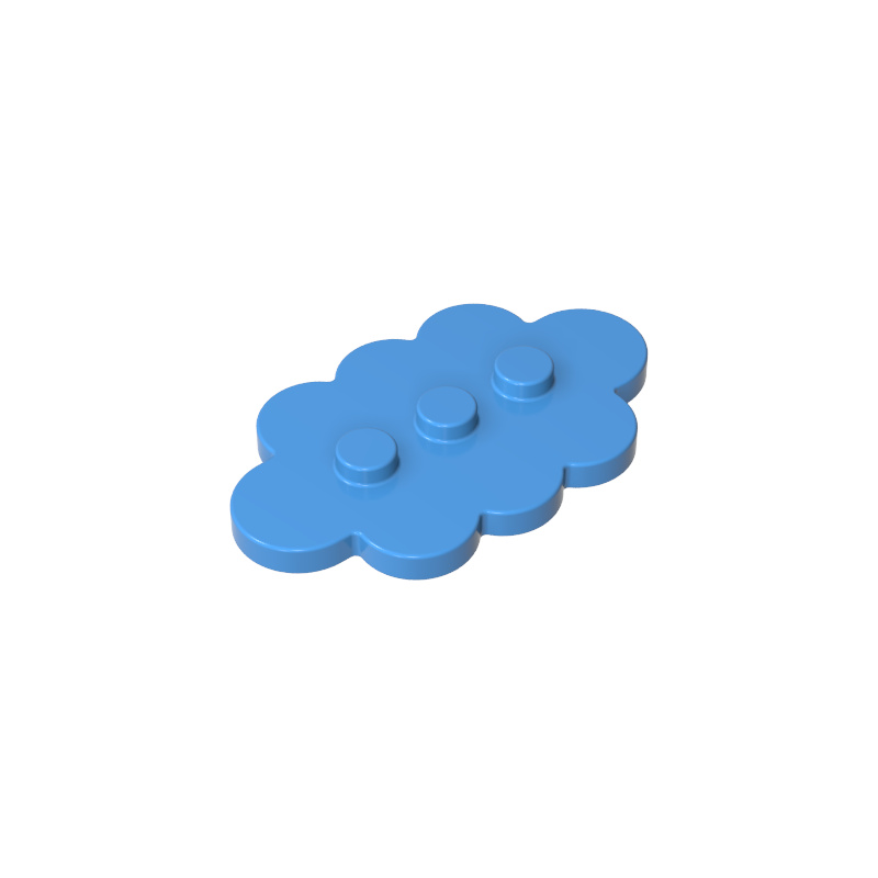GOBRICKS GDS-2138 Tile Modified 3 x 5 Cloud - YWOBB